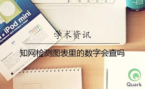 知网检测图表里的数字会查吗？